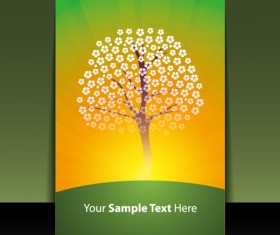 brochure cover design elements vector graphic set 08