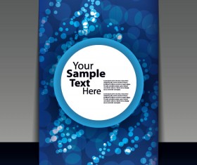 brochure cover design elements vector graphic set 10