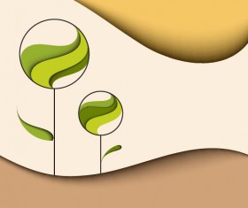 Summer and cartoon waves background vector 02