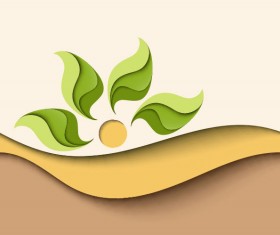 Summer and cartoon waves background vector 05