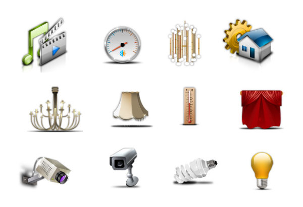 Different commonly Living icon set