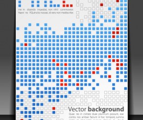 creative Pixels background vector set 01