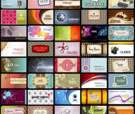 Various style Business Card template vector set 02