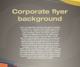 covers of corporate flyer vector background 01
