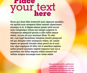 Bright Circle background design vector 01