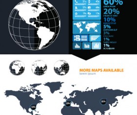 Economy Infographics design elements vector graphic 04