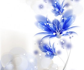 Bright background with flower design vector 03