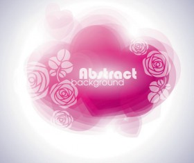 Set of Different Heart background vector graphic 04