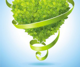 Set of Different Heart background vector graphic 05