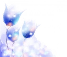 Bright background with vivid flower design vector 03