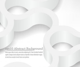 Elements of 3d objects vector background set 02