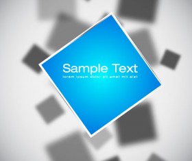 Elements of 3d objects vector background set 03