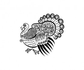 Collection of Hand drawn Animal Pattern vector 07