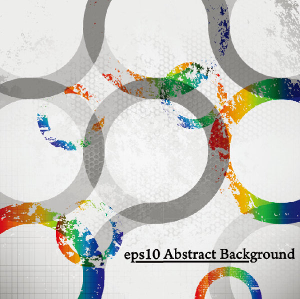 Colorful Abstract background graphic vector set 03