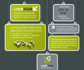 Set of Business template with your text vector 04