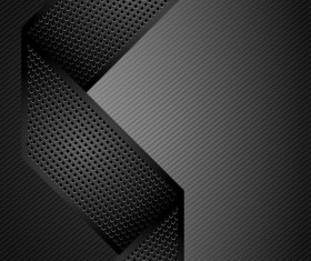 Metal perforated vector background 03
