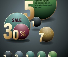 Creative of Original banners vector graphics 01