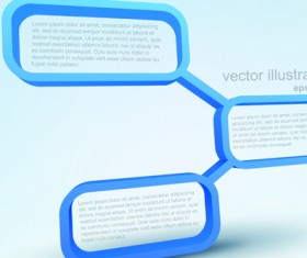 Set of 3d elements vector illustration art 03