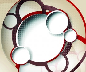 Abstract background with text box vector graphic 03