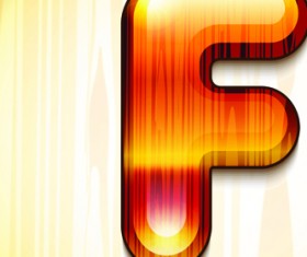 wood styled of Alphabet vector graphic 10
