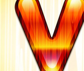 wood styled of Alphabet vector graphic 22