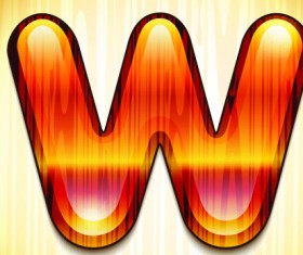 wood styled of Alphabet vector graphic 23