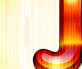 wood styled of Alphabet vector graphic 07