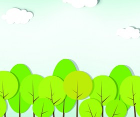 Elements of Applique nature design vector 03