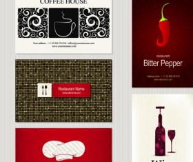 Different Business cards design vector graphics 02