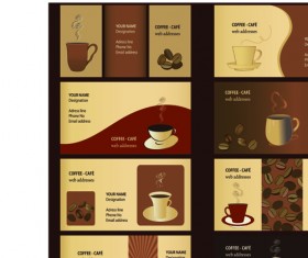 Different Business cards design vector graphics 03