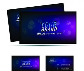 Different Business cards design vector graphics 04