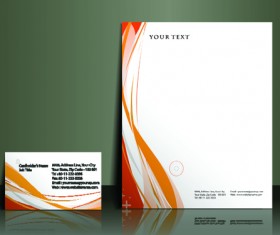 Business style flyer and cover brochure vector 02