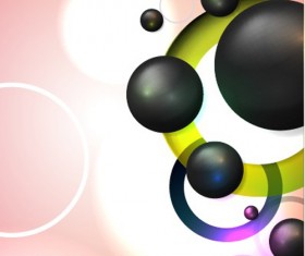 Elements of Colorful abstract objects vector background set 05