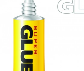 Different Small bottle object vector 01