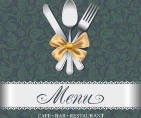 Elegant menu cover vector graphics 01