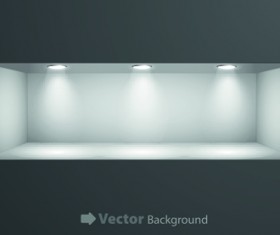 Set of Empty frame on the wall vector 01