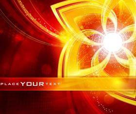 Abstract Backgrounds with Fiery vector set 03