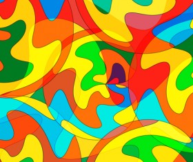 Colorful Glass mosaic vector background set 01