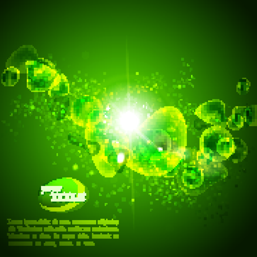 abstract background with Green vector graphic 02