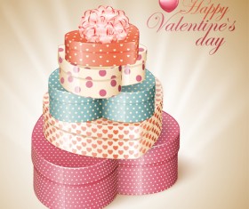Happy Valentine day cards design elements vector 01