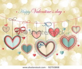 Happy Valentine day cards design elements vector 04