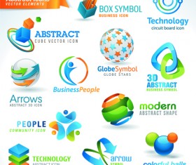 Different industries Icons and Symbols vector 02