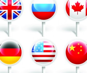 Sport elements logo and icon vector 02