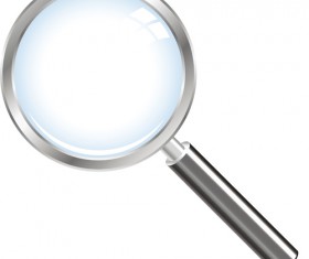 Different Magnifying glass design vector set 01