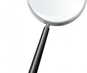 Different Magnifying glass design vector set 04