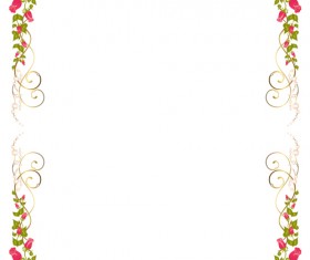 Bright Rose background vector 04