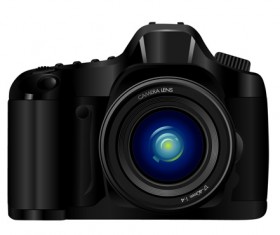 Set of different Photo Camera elements Vector 02