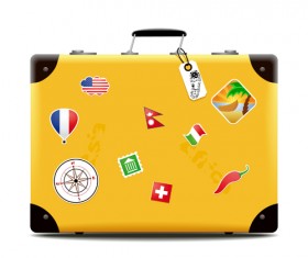 Different Travel elements vector set 05