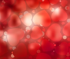 Bright Valentine day card background vector 04