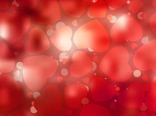 Bright Valentine day card background vector 04